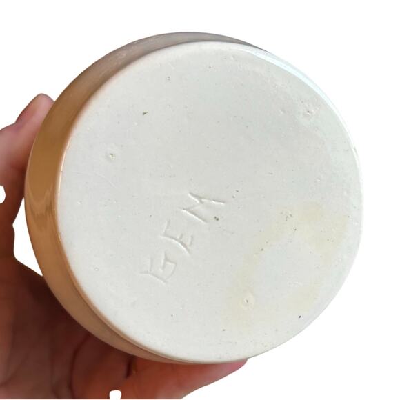 Vintage porcelain cylinder vase cobalt blue floral gold highlights hobbyist - Picture 8 of 10